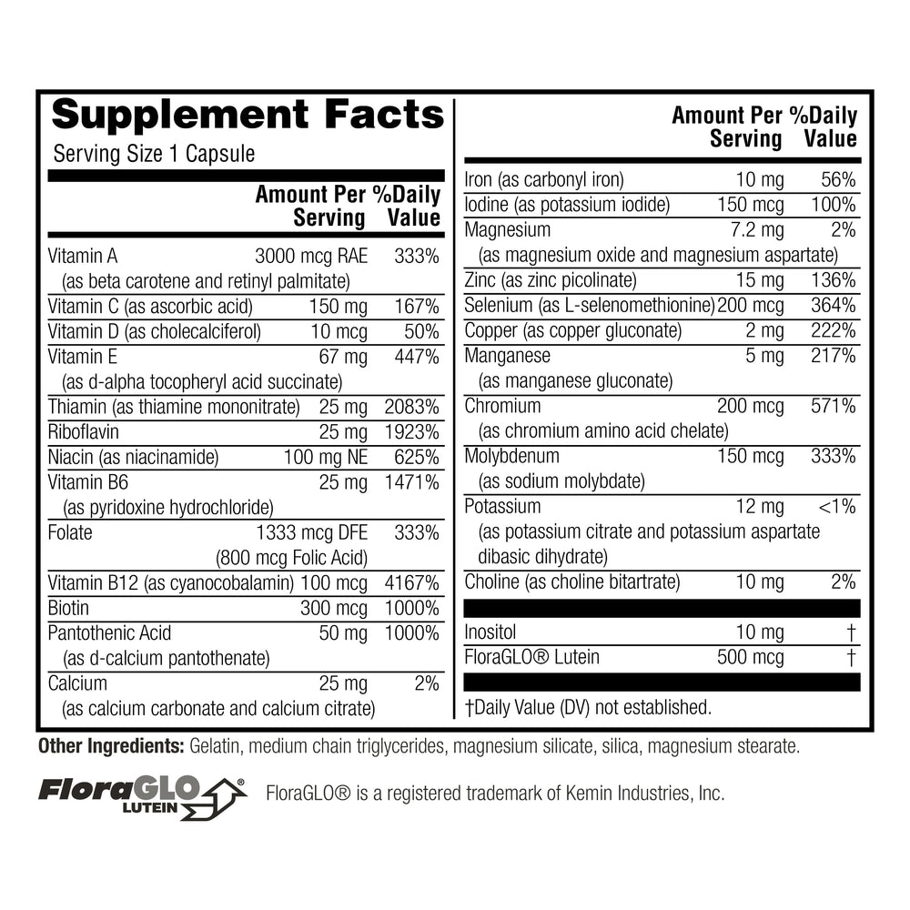 Twinlab Daily One Caps with Iron - Nutritional Suppleme