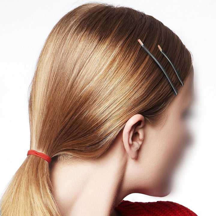 Aguder Jumbo Bobby Pins Metal Hair Pins Aguder Hair Clips for Hair Decoration, 10pcs (5 long and 5 short), Black