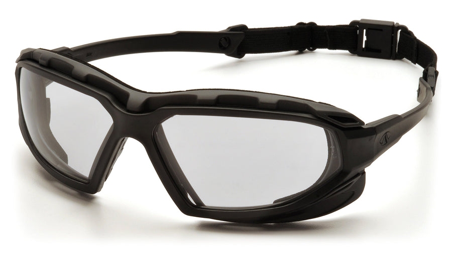 Pyramex Safety Highlander XP Eyewear, Black-Gray Frame/