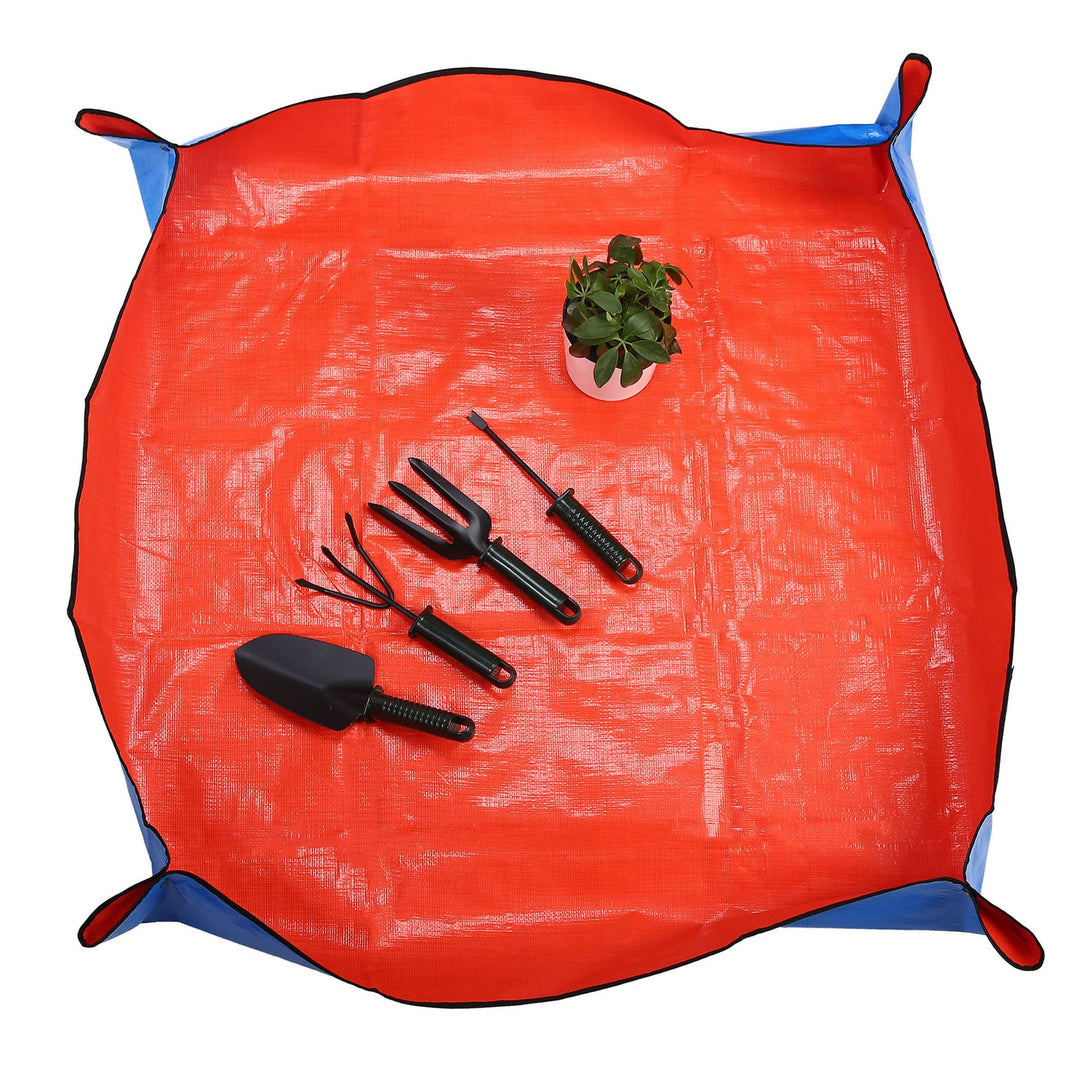 DOMG 39 x 39 Inches Plant Repotting Mat Waterproof Fold