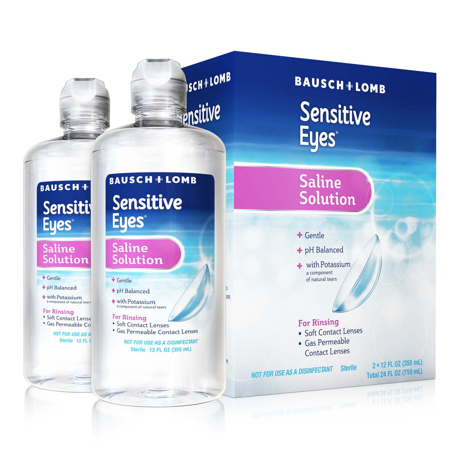 Sensitive Eyes Plus Saline Solution, 12 Fluid Ounce (Pa