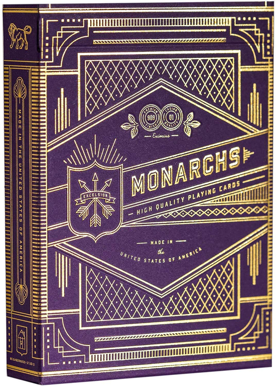 MJM Monarch Royal Edition (Purple) Playing Cards by theory11