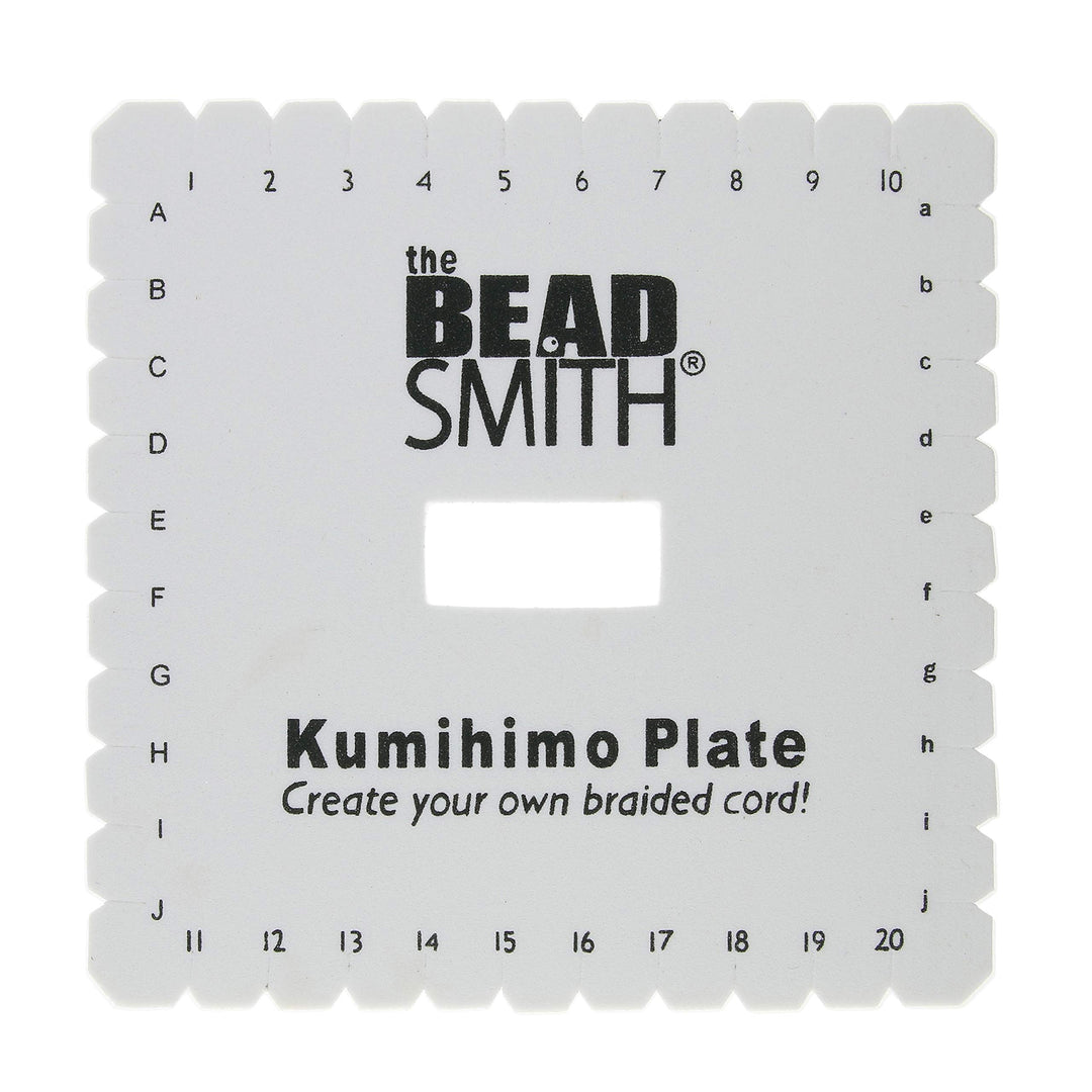 The Beadsmith Square Kumihimo Disk, 6 inch Diameter, 3/