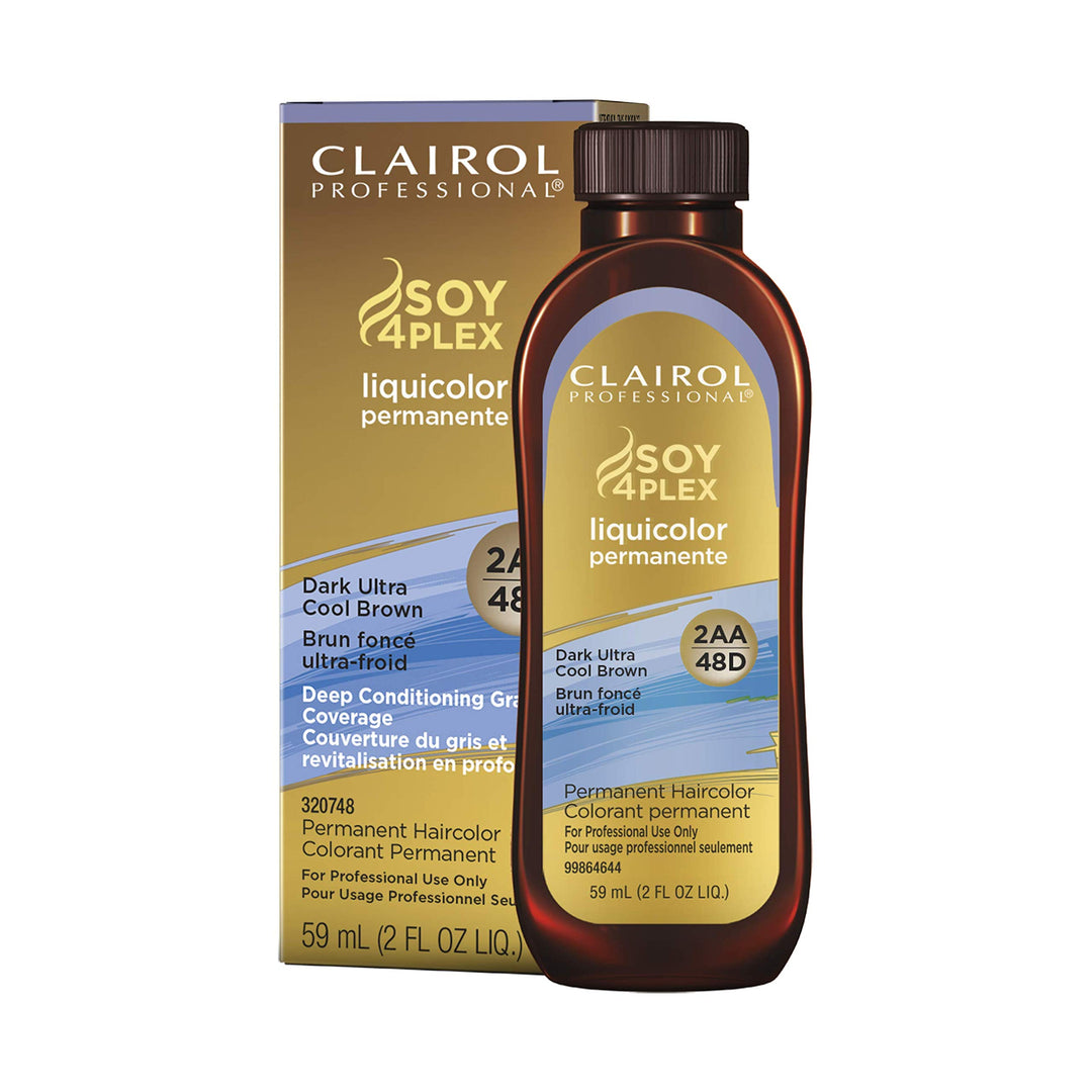 Permanent Liquicolor for Hair, 2aa Dark Ultra Cool Brown, 2 Fl Oz