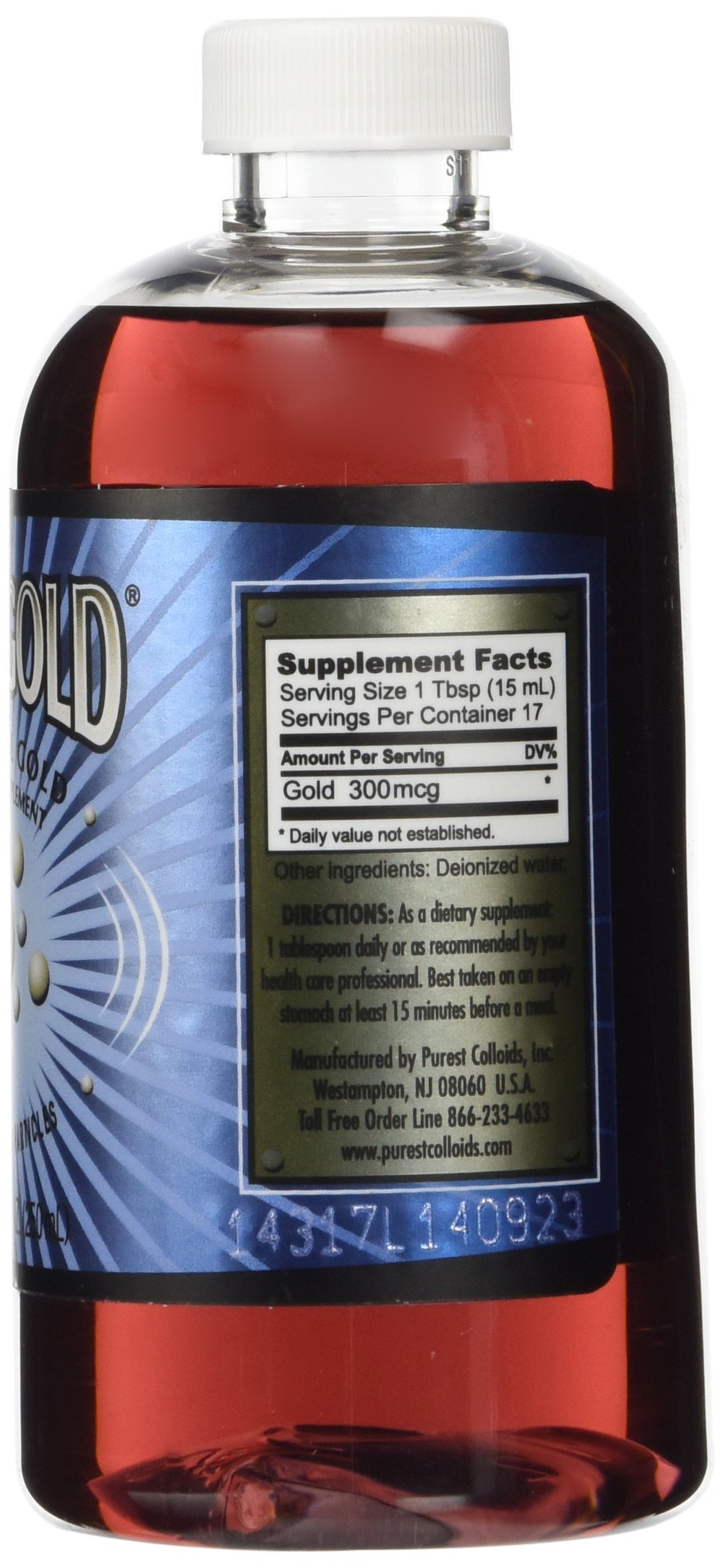 MesoGold ® 20 ppm Colloidal Gold 250 mL/8.45 Oz