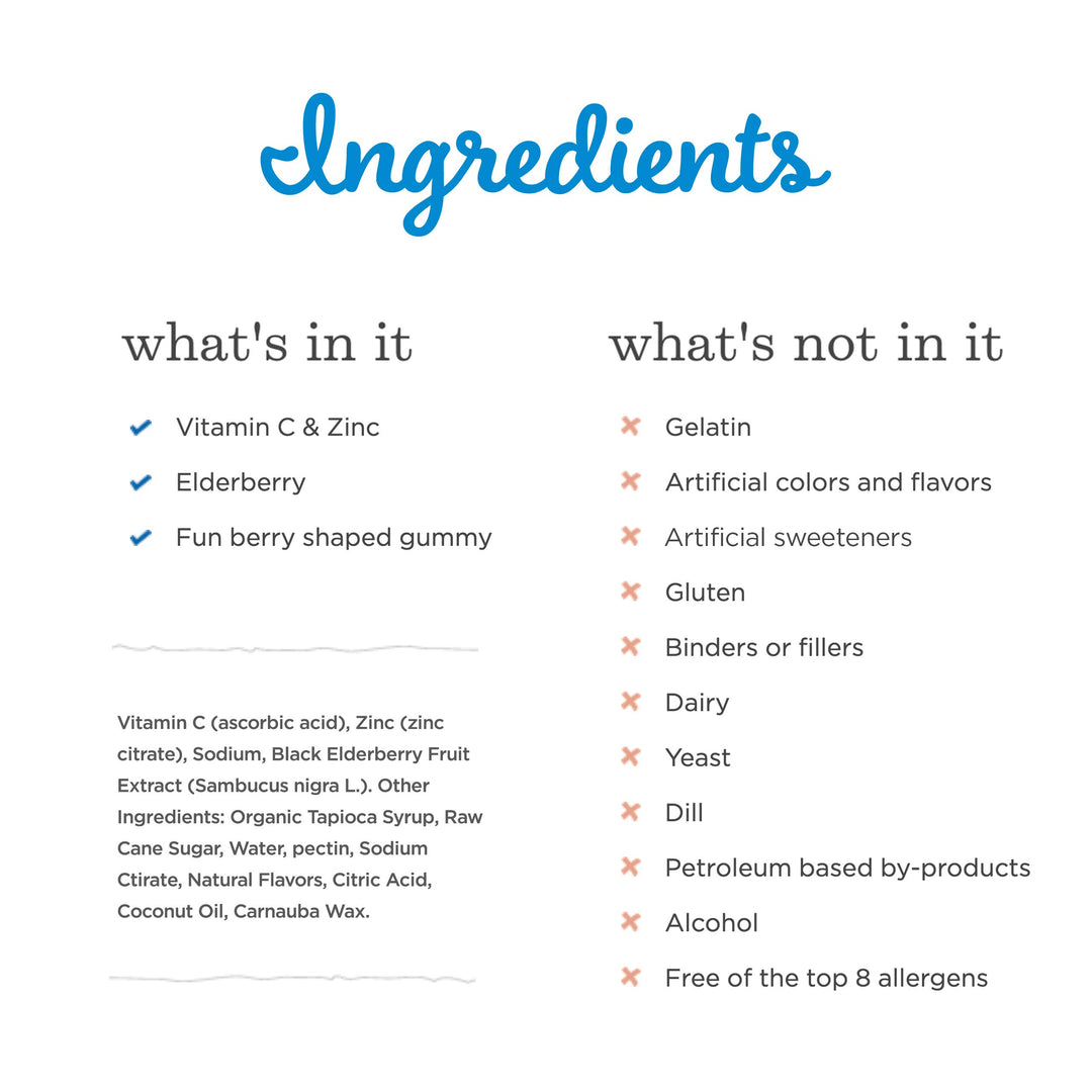 Mommy&#39;s Bliss Kids Elderberry Gummies, Supports Immunity with Black Elderberry, Zinc &amp; Vitamin C, Gluten Free &amp; Vegan, Age 2 Years+ (60 Count)