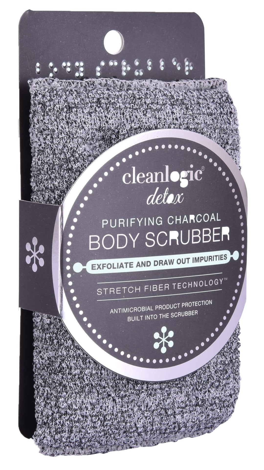 Detox Purifying Charcoal Body Scrubber, 1 Count