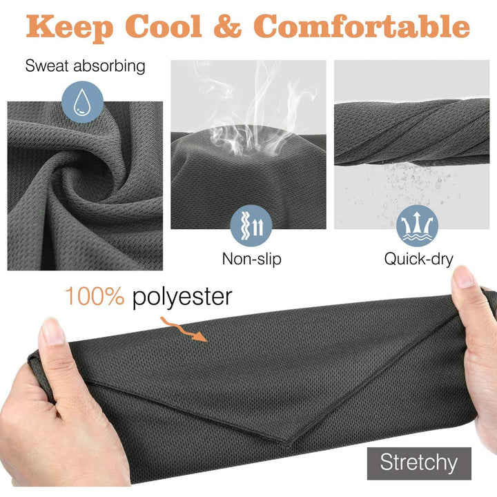Scarf Mask Bandana with Ear Loops 3 Pack, Neck Gaiter Balaclava UV Sun Protection Face Mask for Dust Wind Outdoors Motorcycle Cycle Bandana Headband for Women Men, Army Green &amp; Black &amp; Dark Gray