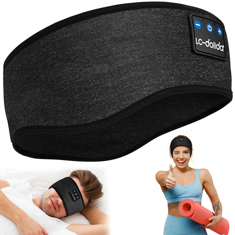 LC-dolida Sleep Headphones Bluetooth Headband, Wireless