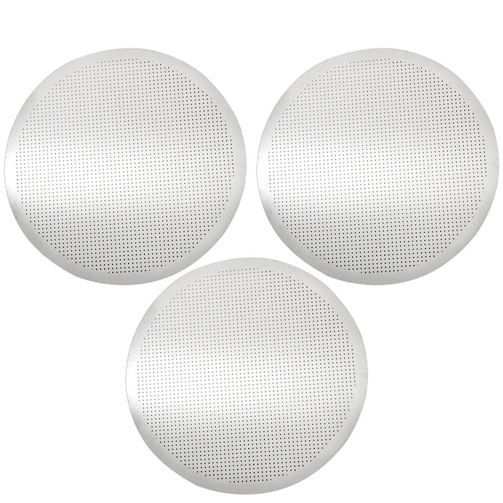 3 Pcs Disc Metal Coffee Filters Ultra-fine for Use with AeroPress Coffee Makers Reusable Stainless Steel Metal Filters Quality Coated in Coffee Maker