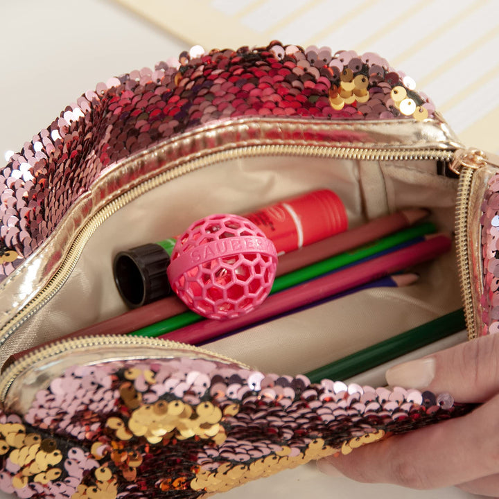 - The Clean Ball - The clever way of cleaning purses, bags, backpacks and school bags (Pink)