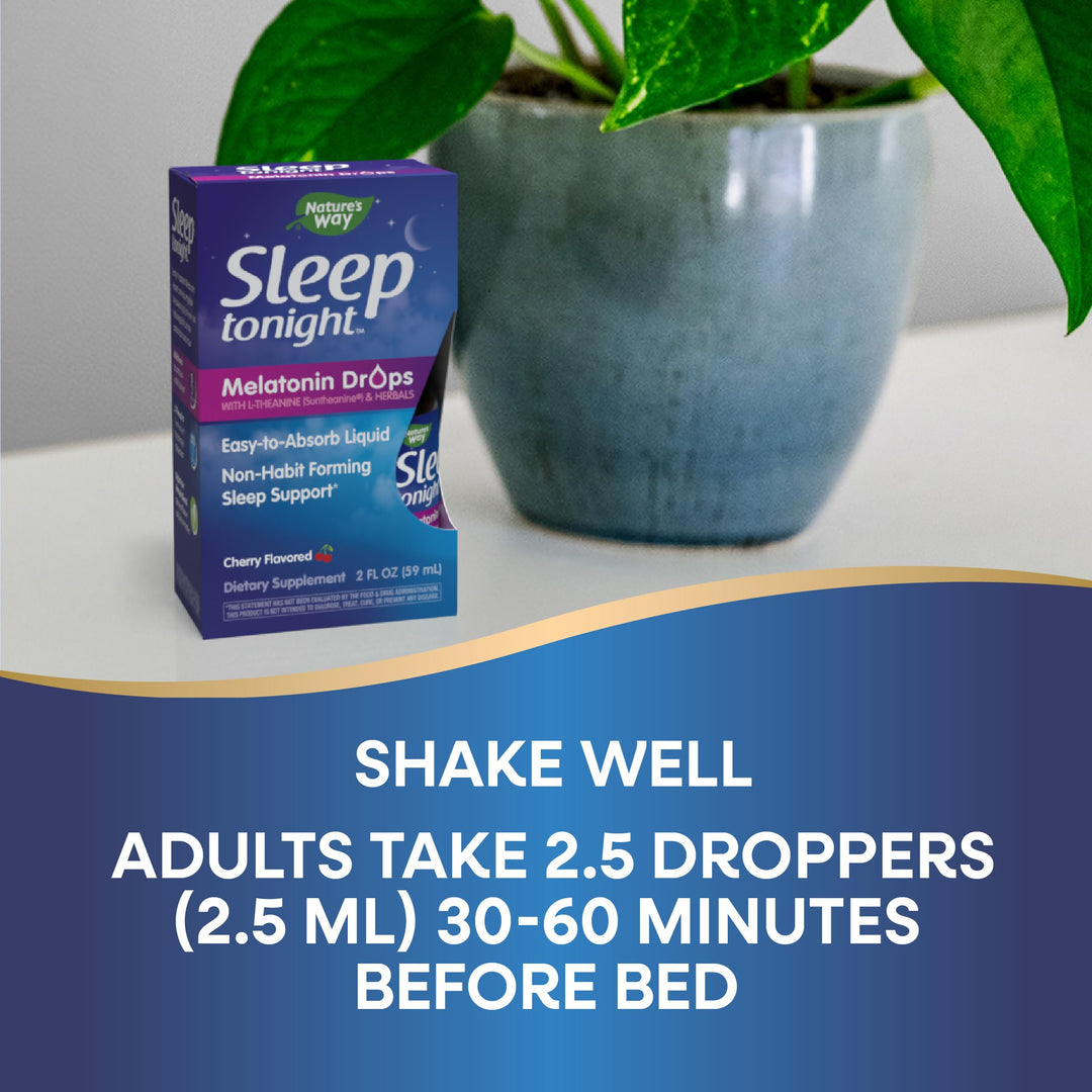 Nature&#39;s Way Sleep Tonight Melatonin Drops with