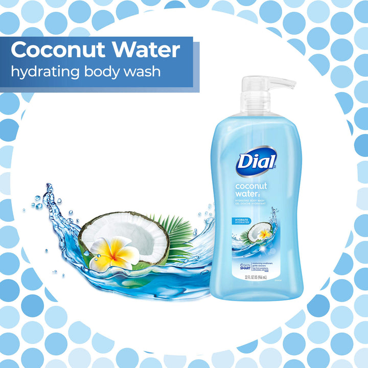 Coconut Water : Dial Body Wash, Coconut Water, 32 Ounce