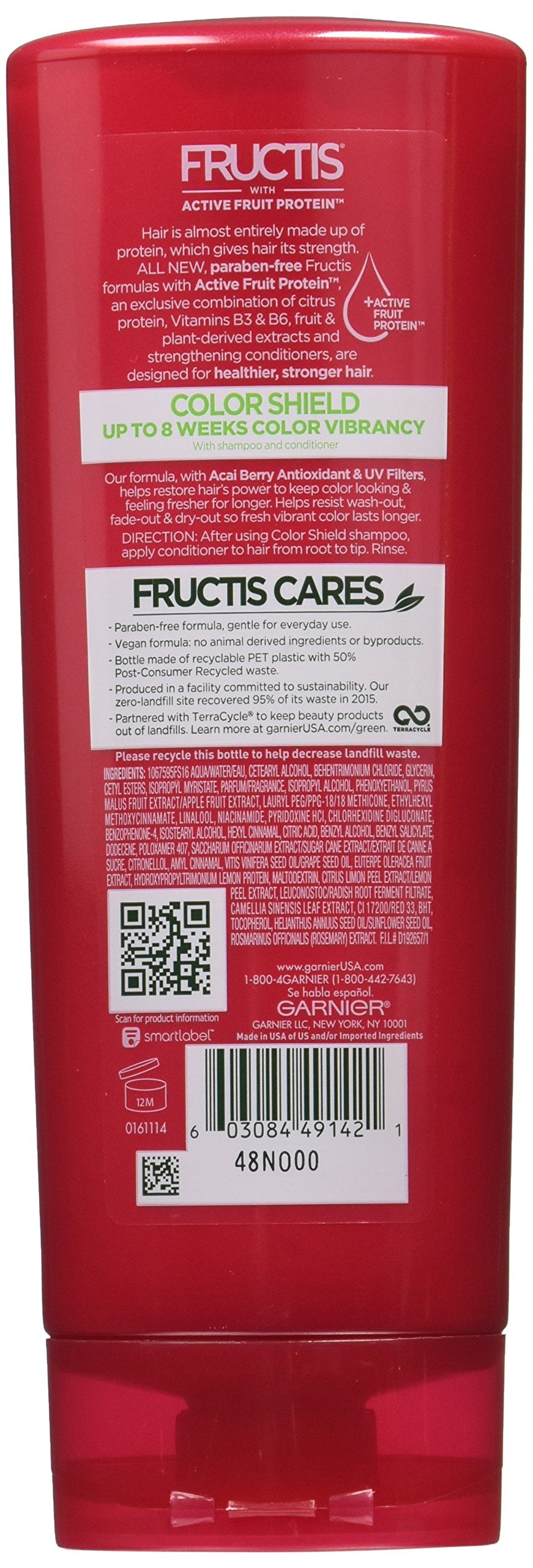 Fructis Color Shield Conditioner, Color-Treated Hair, 12 fl. oz.