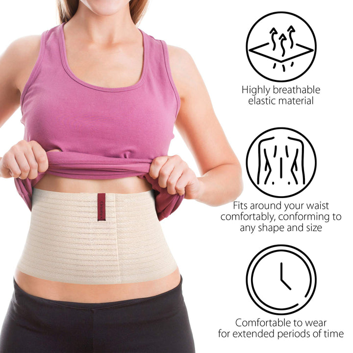 ORTONYX 6.25 Abdominal Binder for Men and Women/Postpar