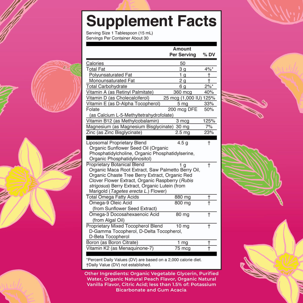 Multivitamin for Women 40+, Womens Multivitamin Liposomal, Immune Support Supplement, Energy Supplements & Sleep Aid, Vegan, Sugar Free, Non-GMO, 15.22 Fl Oz