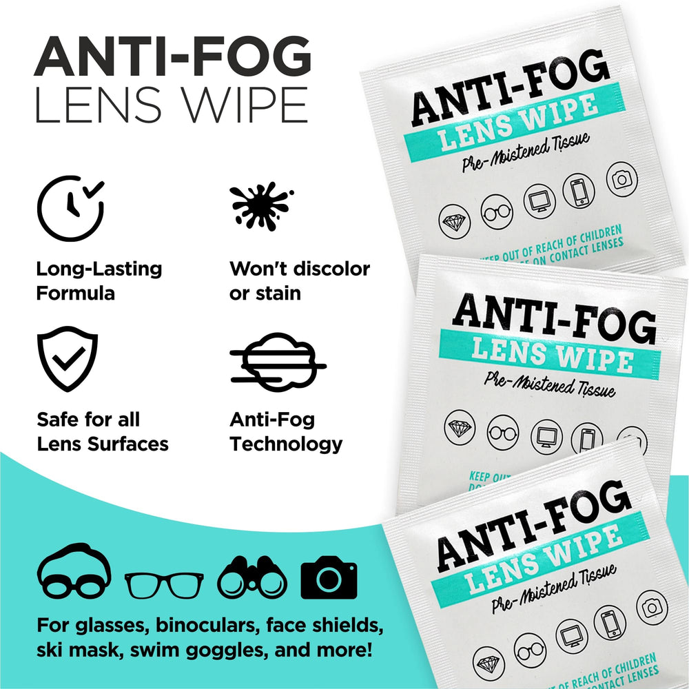 Noble Anti-Fog Pre-Moistened Lens and Screen Cleaning W