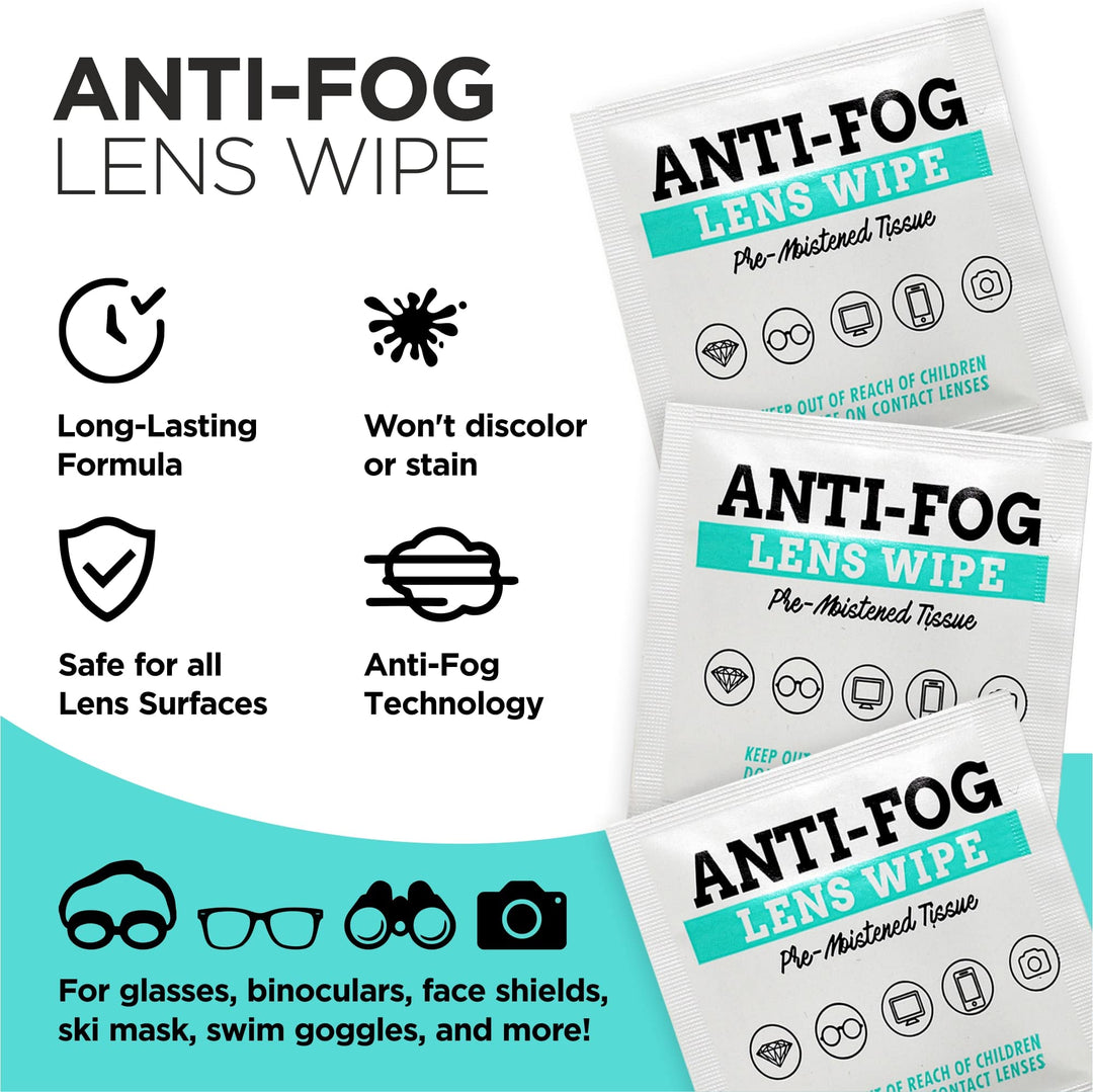Noble Anti-Fog Pre-Moistened Lens and Screen Cleaning W