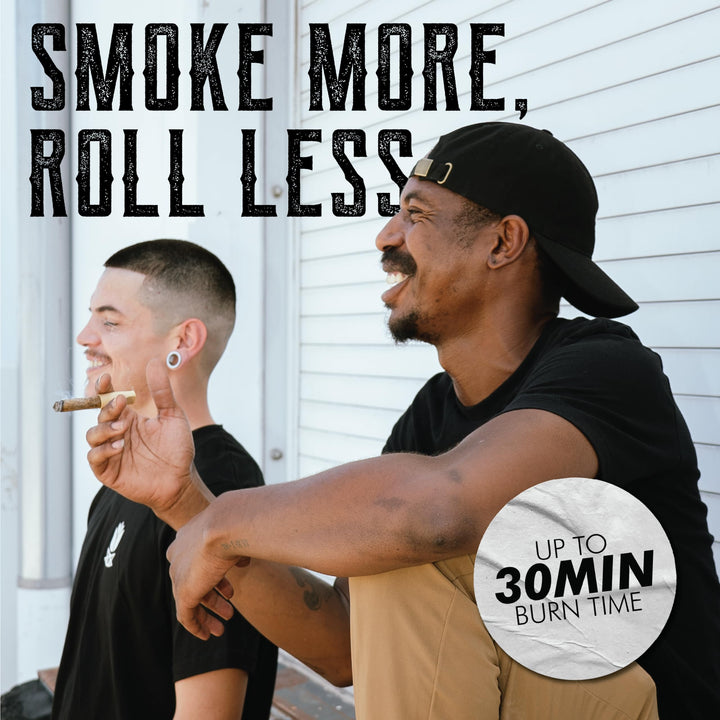 Cigar Mold – 12-14g Large Size Cigar Roller with Skewers, Wooden Tip, Funnel – 6 Hours Burn Time Rolling Kit – Compact and Lightweight – Travel Friendly