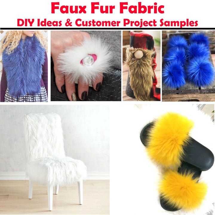 Barcelonetta | Faux Fur Scrap Pieces | 1 Lb Bag | Faux Fur Fabric Remnant | Gnome Beard, DIY Projects, Patches (Natural Colors)