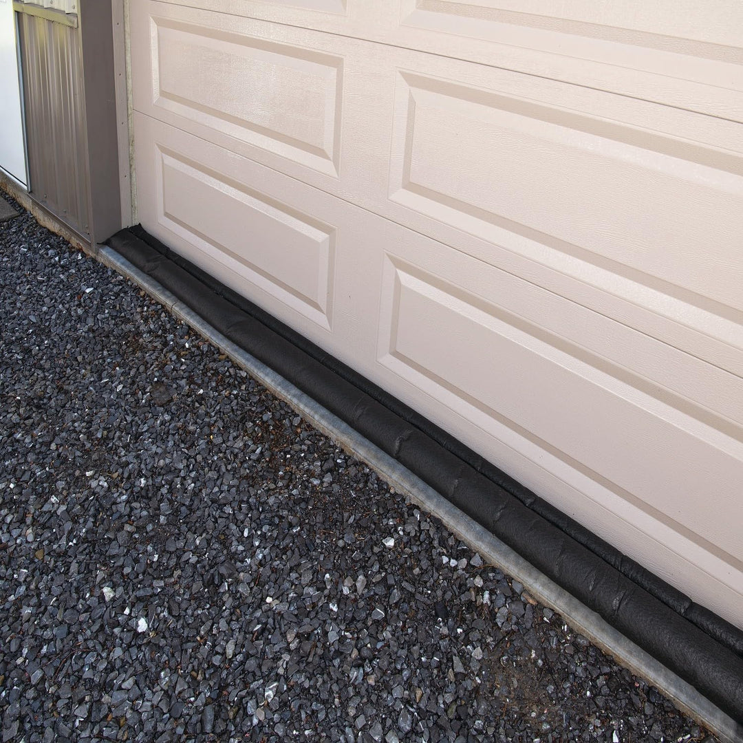 Home Solutions Water Barrier - Sandless Sandbags for Flooding - 2 Pack - 10&#39;L x 6.5W x .25H Water Diverter - PM50417