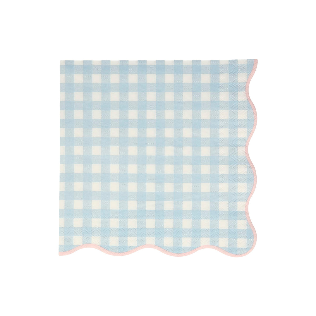 Gingham Large Napkins (Pack of 20)