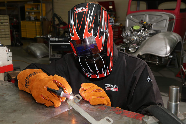 Black X-Large Flame-Resistant Cloth Welding Jacket,KH808XL