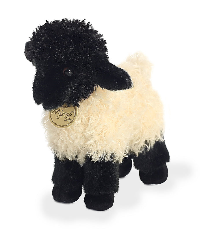 ® Adorable Miyoni® Tots Suffolk Lamb Stuffed Animal - Lifelike Detail - Cherished Companionship - White 8.5 Inches