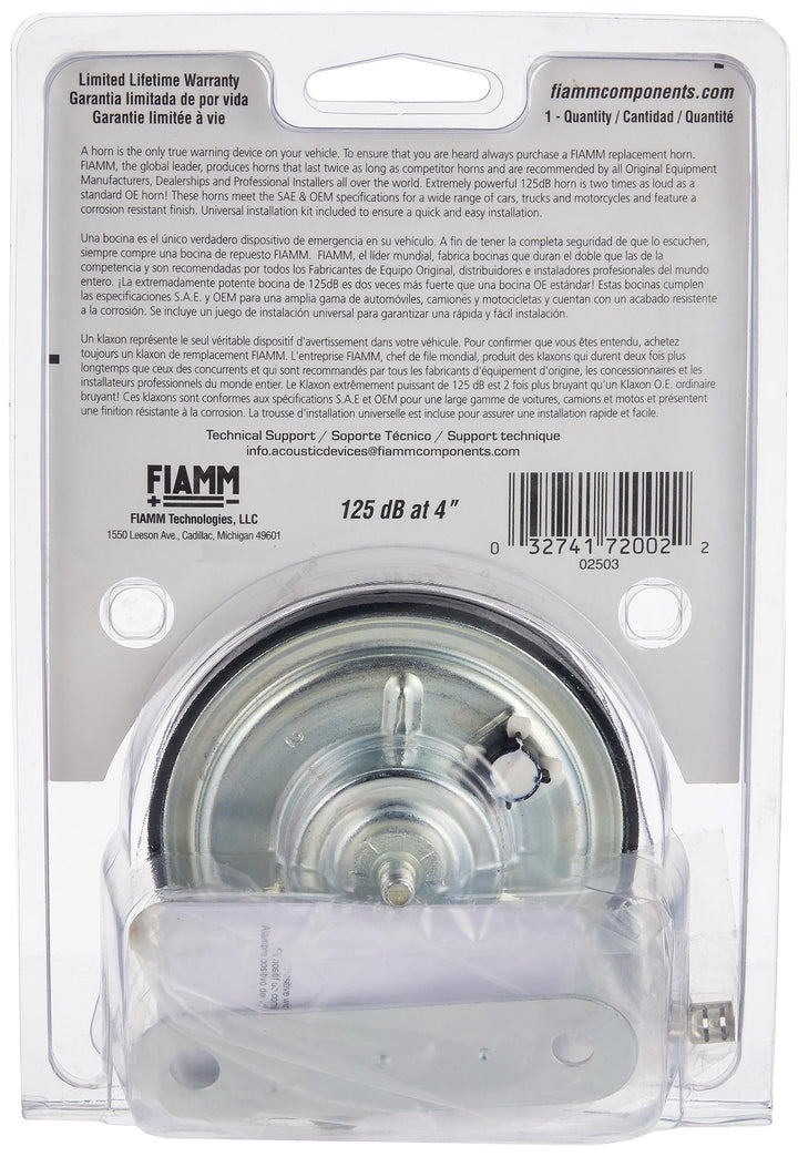 FIAMM 72002 HIGH Note Replacement Horn