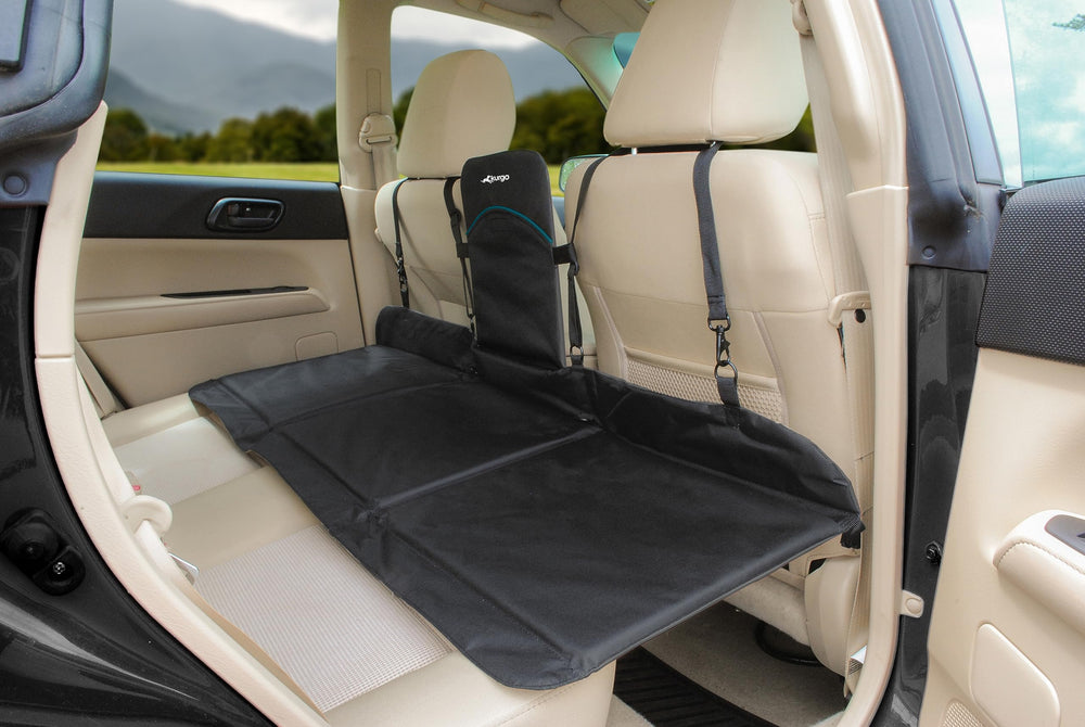 Rover Backseat Bridge Dog Car Extender, Seat Bridge for Dogs, Padded Pet Car Barrier, Reversible, Water Resistant, Universal Fit, Up to 75 lbs