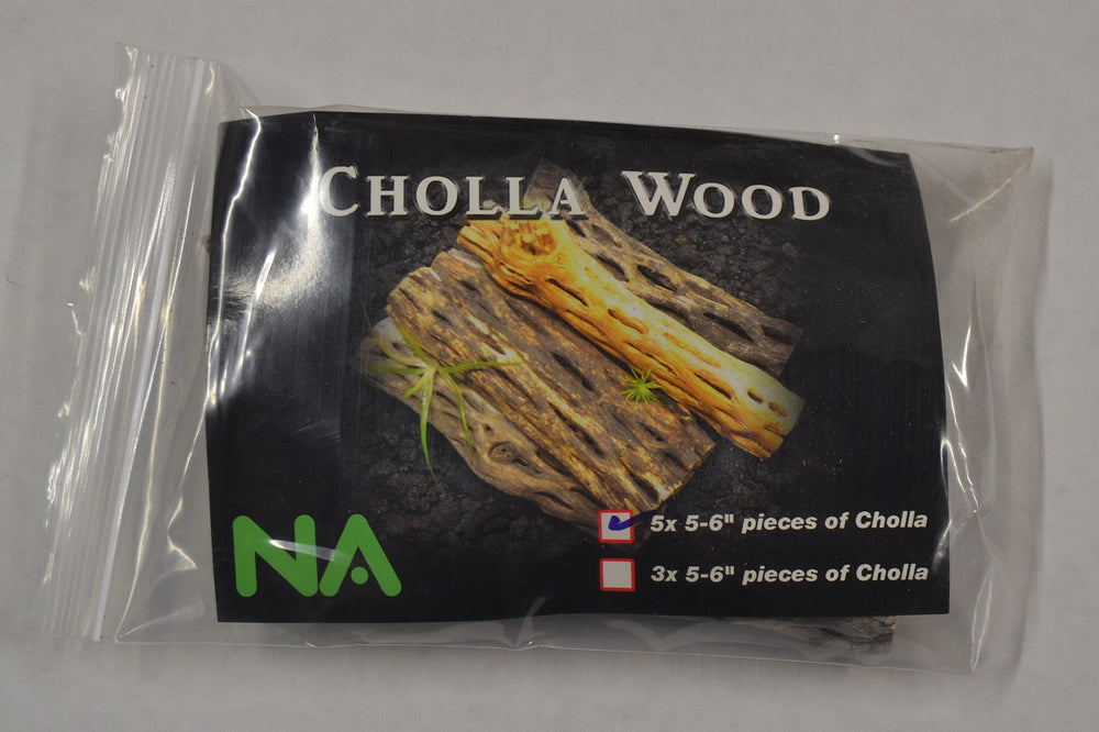 NApremium Natural Cholla Wood | 5 Pieces of 5-6 Long Natural Cholla Wood for Aquarium Decoration, Hermit Crabs, Shrimp