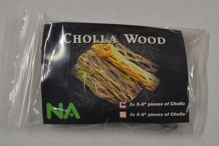 NApremium Natural Cholla Wood | 5 Pieces of 5-6 Long Natural Cholla Wood for Aquarium Decoration, Hermit Crabs, Shrimp