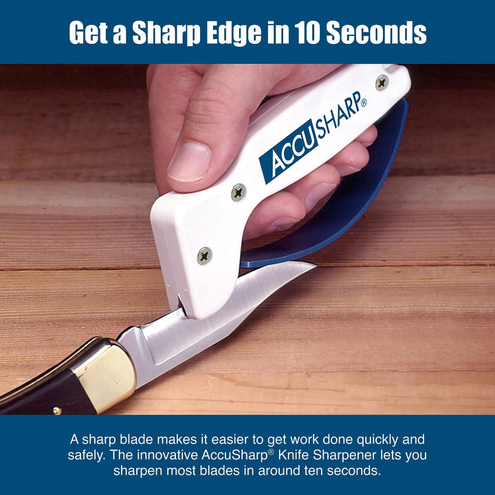 Knife India ACCU-001C World&#39;s Fastest Sharpener (White)