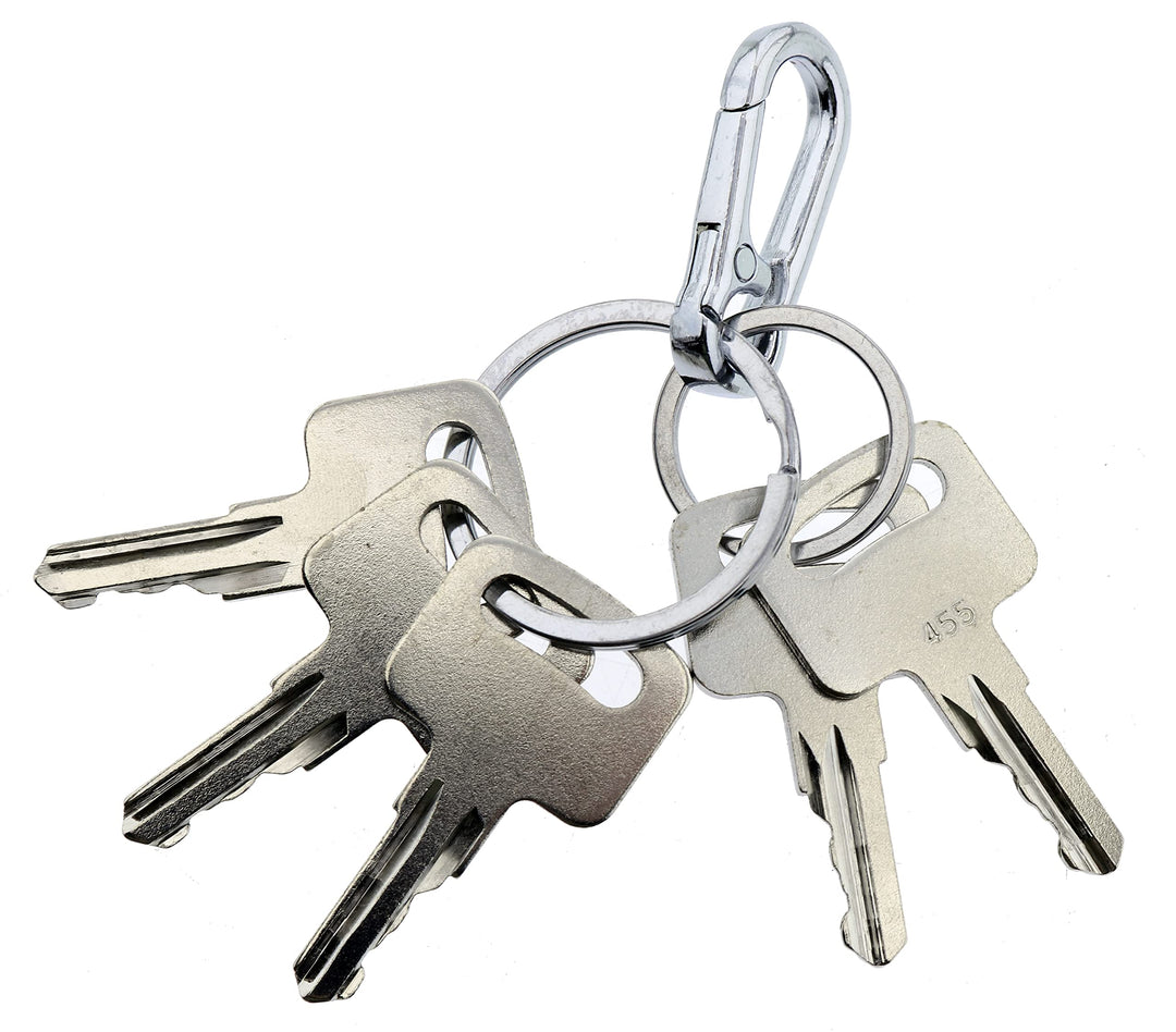 (5) Ignition Keys 455 with a Nice Keychain for Scissor Lift Boom Lifts Genie Skyjack Terex Snorkel Manlift Upright
