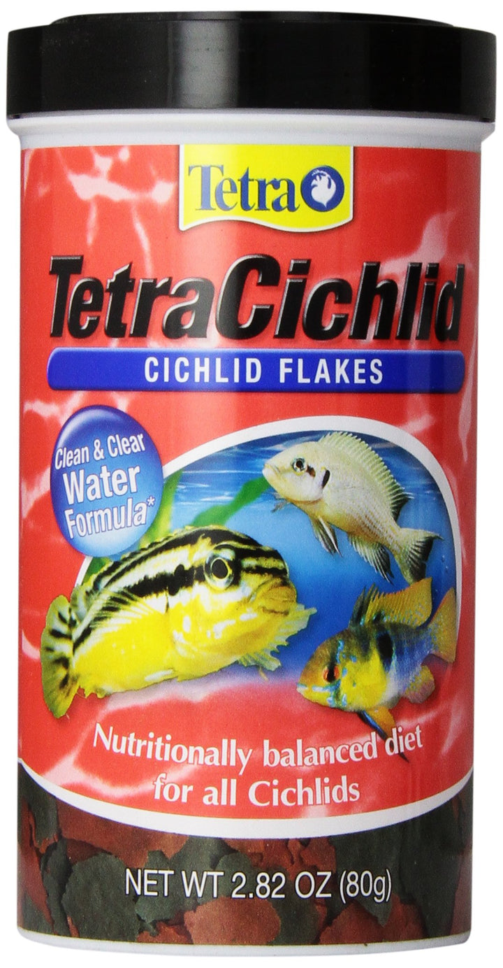 Cichlid Cichlid Flakes 2.82 oz, Fish Food, Clear Water Advanced Form