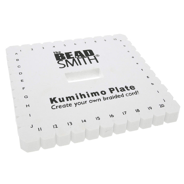 The Beadsmith Square Kumihimo Disk, 6 inch Diameter, 3/
