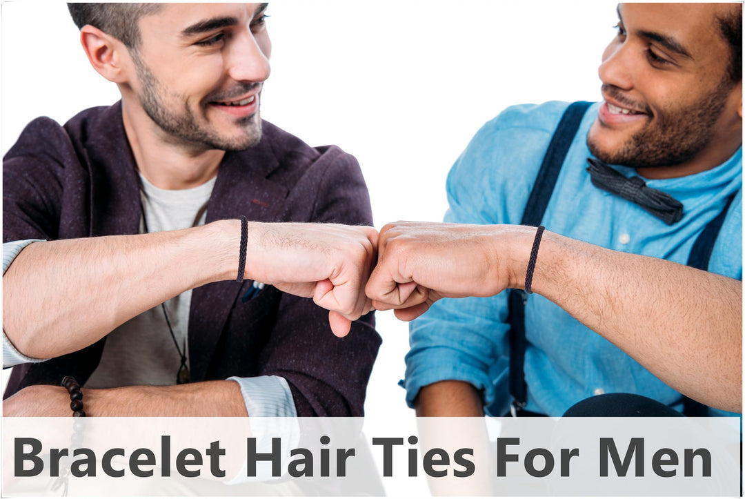 Black Hair Ties ,Braided Hair Elastics ,12pcs,Ponytail Holders For Men ,Women,Girls,Guys,No Damage