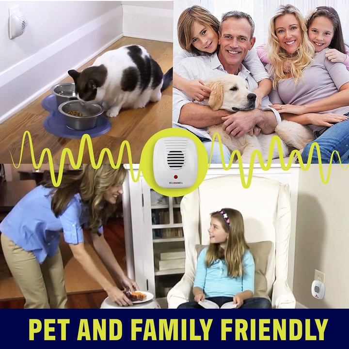 The Bell and Howell Ultrasonic Pest Repeller plug in de