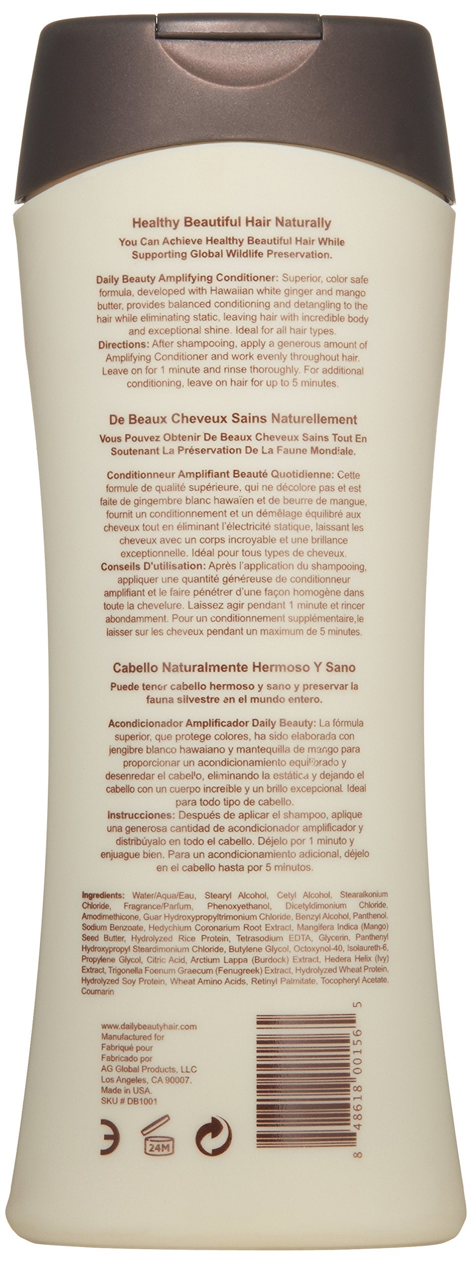 FHI Heat Daily Beauty for Wildlife Amplifying Conditioner, 13.5 fl. oz.