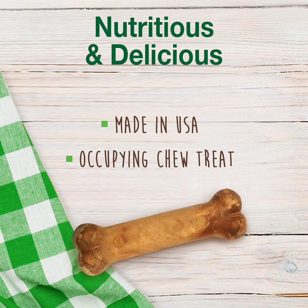 Healthy Edibles Natural Dog Chews Long Lasting Bacon Flavor Treats for Dogs, X-Small/Petite (8 Count)
