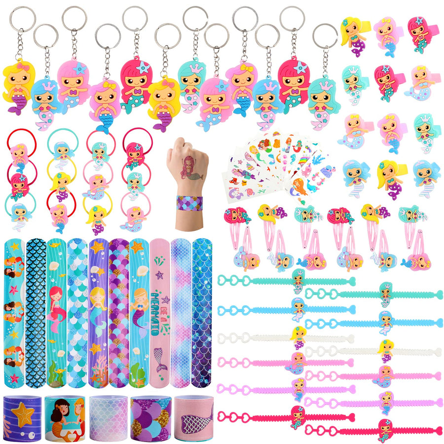 84 PCs Mermaid Party Favors for Kids Pinata Stuffers Ke