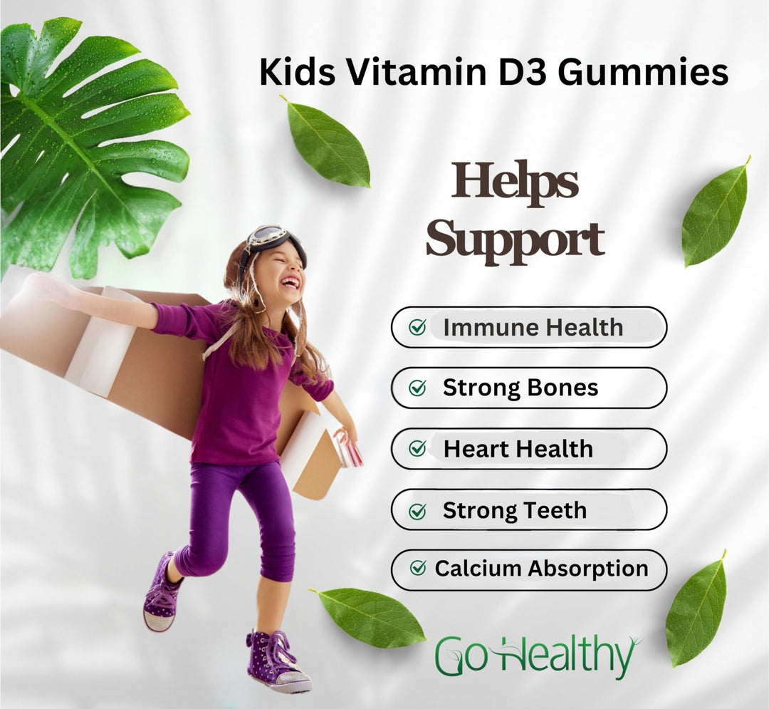 Go Healthy Kids Vitamin D Gummies – Toddler &amp; C