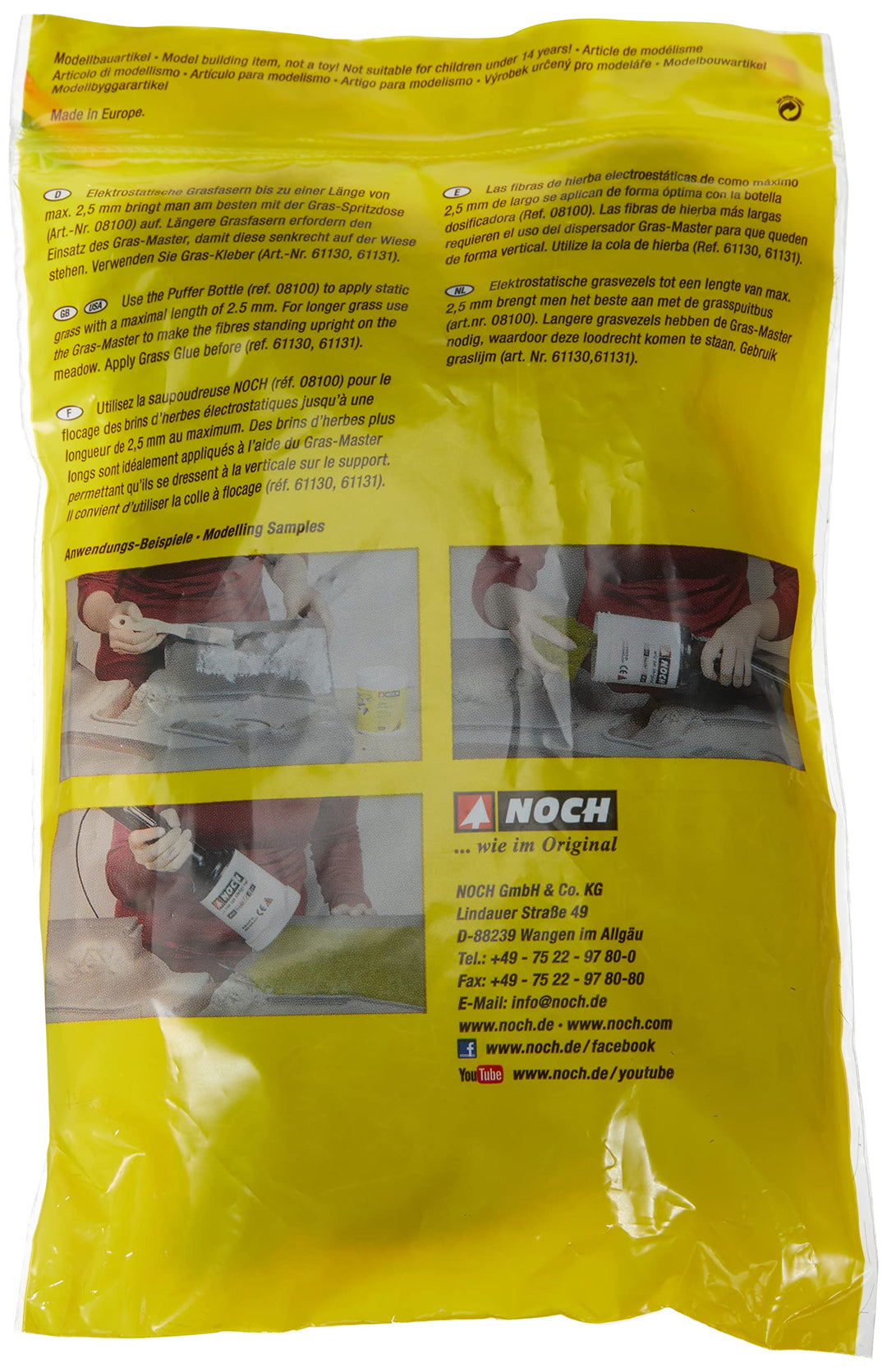 Noch 7110 Wild Grass XL Meadow 40g 0,H0 Scale