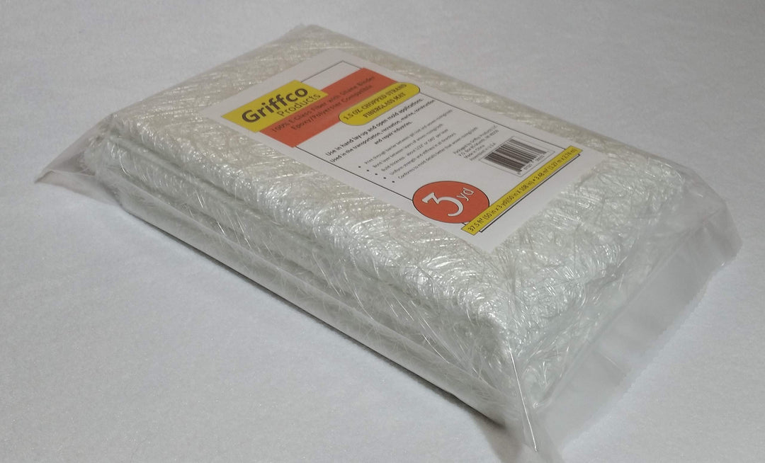 1.5 Oz. Fiberglass Chopped Strand Mat - 3 Yards X 50 Wide for Hand Layup, Vacuum Bagging or Molding Composites with Epoxy, Polyester or Vinyl Ester Resins