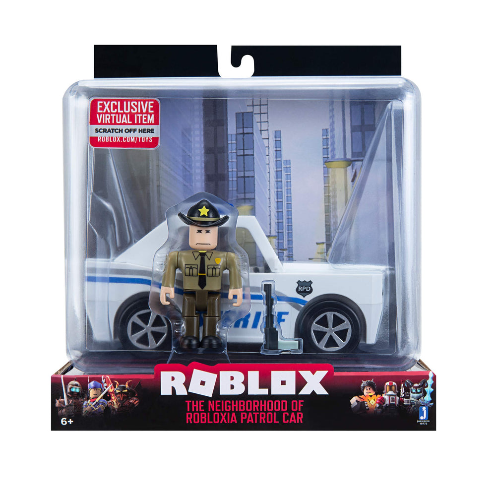 Action Collection - The Neighborhood of ia Patrol Car Vehicle [Includes Exclusive Virtual Item]
