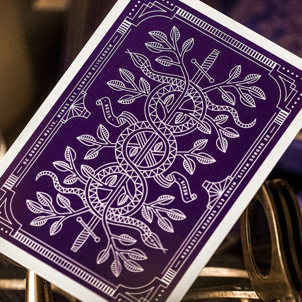 MJM Monarch Royal Edition (Purple) Playing Cards by theory11