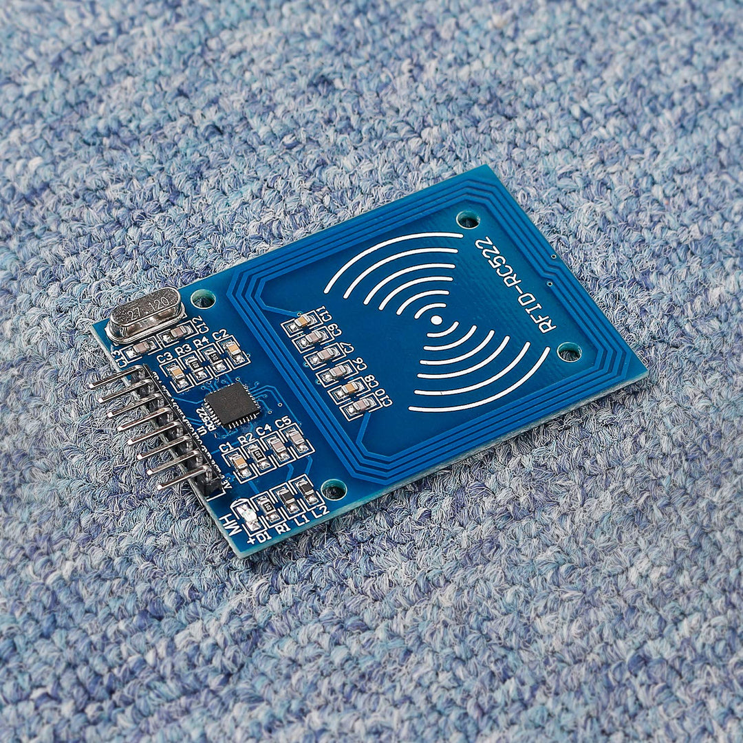 Reader Module Kit Mifare RC522 Reader Module with S50 White Card and Key Ring Compatible with Arduino Raspberry Pi