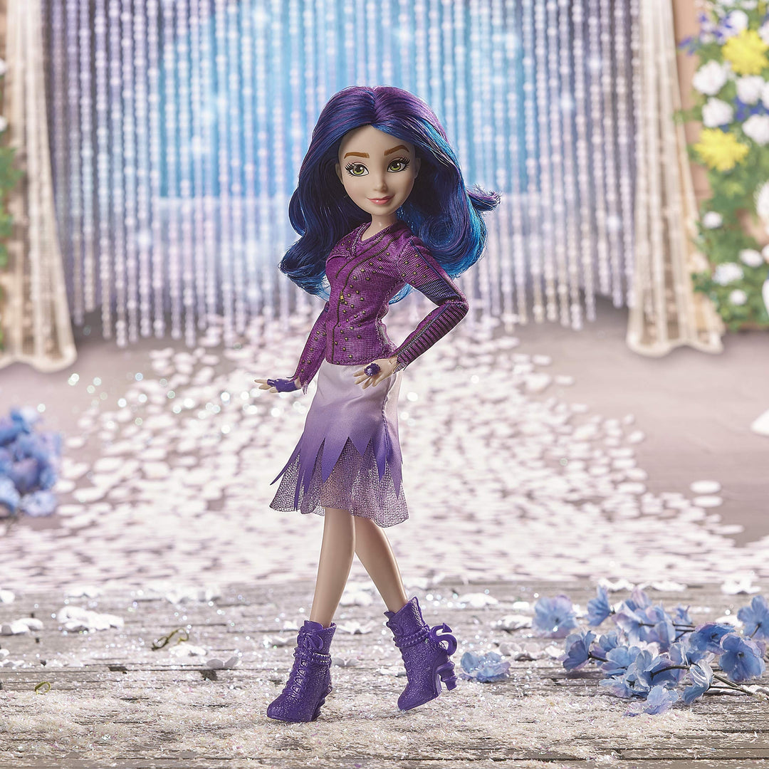 Disney Descendants Mal Doll, Inspired by Disney The Royal Wedding: A Descendants Story, Toy Includes Dress, Shoes, and Fashion Accessories