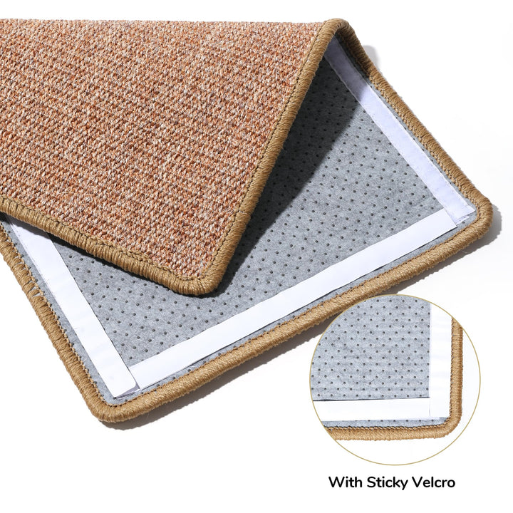 Cat Scratcher Mat, 23.6 X 31.5 Inch Natural Sisal Cat Scratch Mats, Horizontal Cat Floor Scratching Pad Rug, Protect Carpets and Sofas Brown
