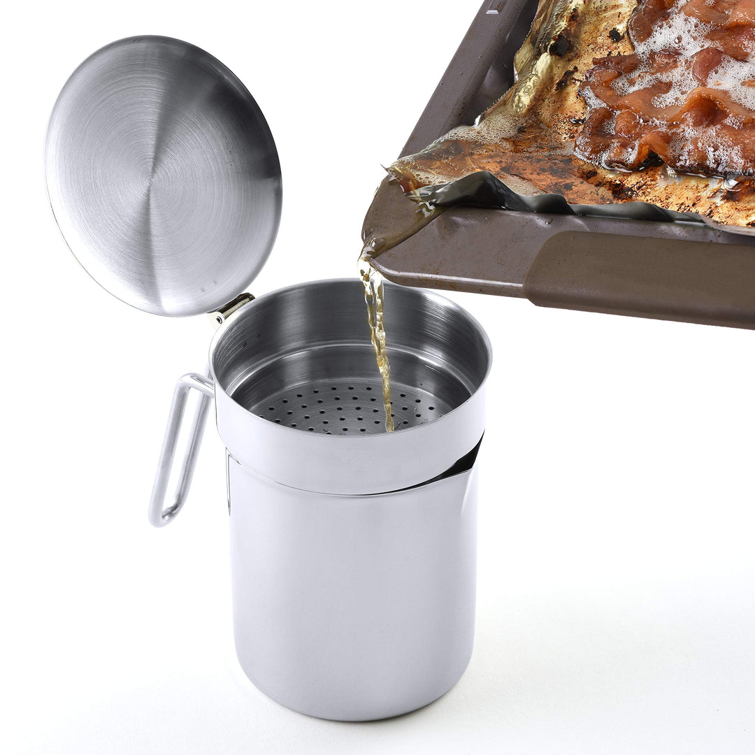 Norpro Stainless Steel Grease Catcher/Strainer